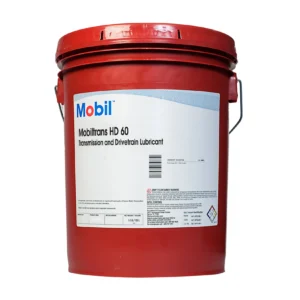 Mobiltrans HD 60 heavy duty transmission and drive train oil packaging