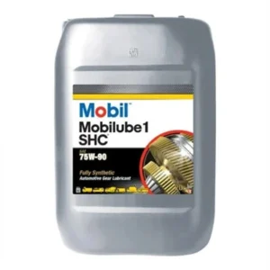 Mobil Mobilube 1 SHC 75W-90 synthetic gear oil 20 litre industrial lubricant drum