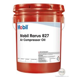 Mobil Rarus 827 lubricant pail 5 gallons